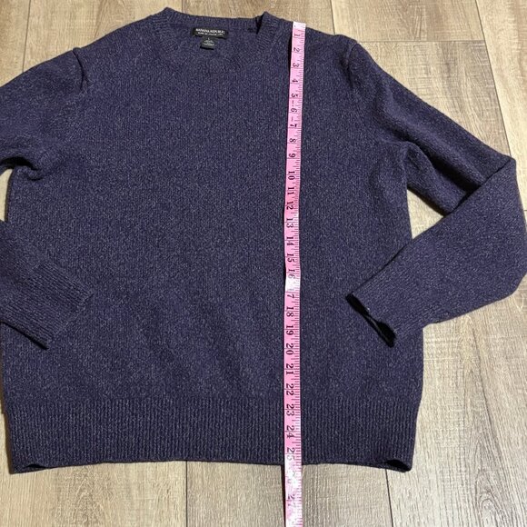 Banana Republic Crew Neck Wool Sweater Men's Large - Picture 6 of 9